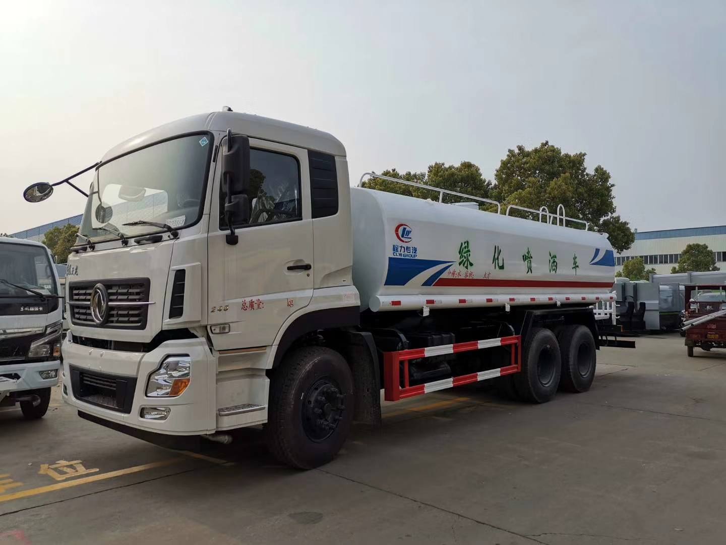 東風國六天龍后雙橋綠化噴灑車