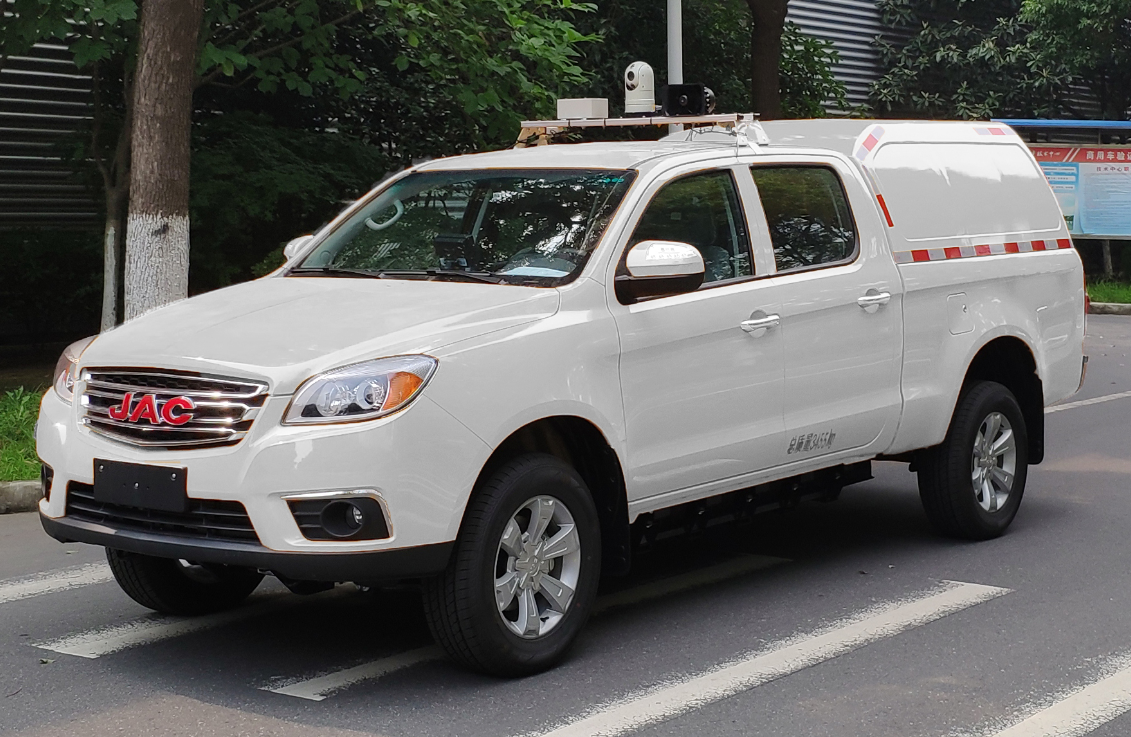 江淮牌純電動環境監測車