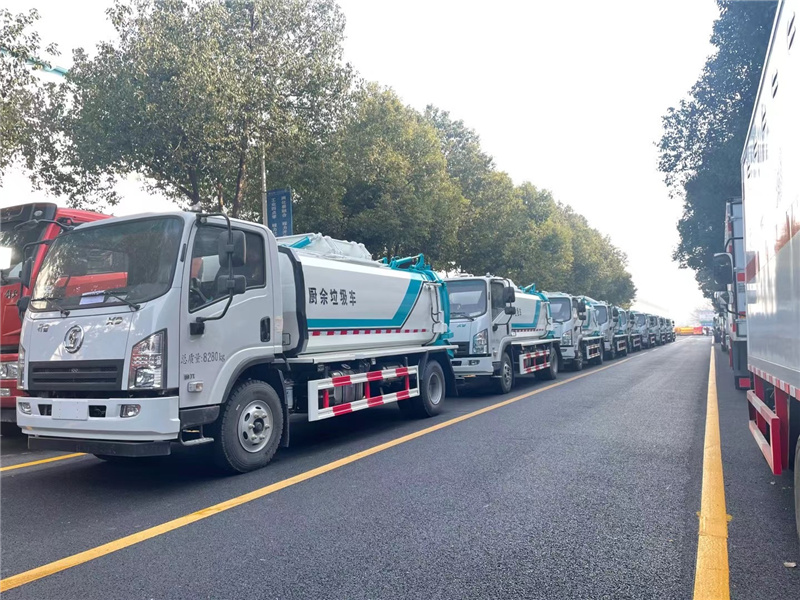陜汽軒德X9餐廚垃圾車助力陜西省高標準打造示范區建設，示范引領垃圾分類工作加快推進