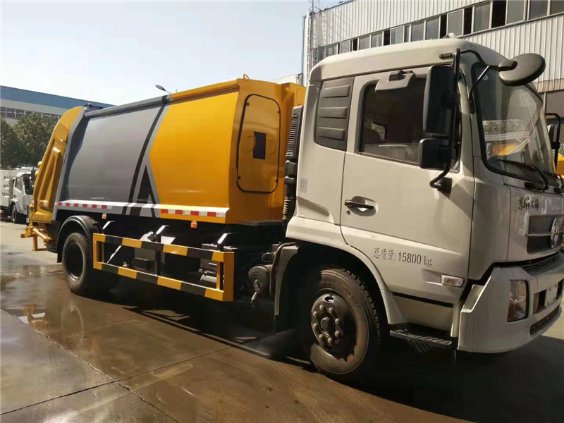  國六東風大多利卡壓縮垃圾車用于收集城鎮居民生活垃圾的環衛車輛